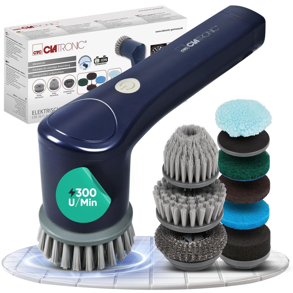 Clatronic® elektrische Reinigungsbürste mit Akku | 8 Produktbild 