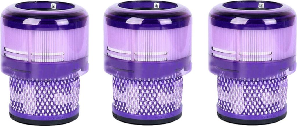 3x Trade-Shop HEPA-Filter Vormotorfilter Filtereinheit kompatibel mit Dyson Omni-Glide, Omni-Glide+, SV19, SV12 Staubsauger ersetzt 965241-01
