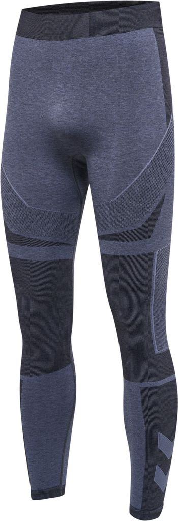 hummel hmlTE MIKE SEAMLESS TIGHTS - BLACK/ASPHALT MELANGE - M