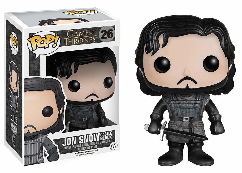 FUNKO WACKELKOPF POP CULTURE GAME OF THRONES JON SNOW CASTLE BLACK FIGUR NEU! Funko