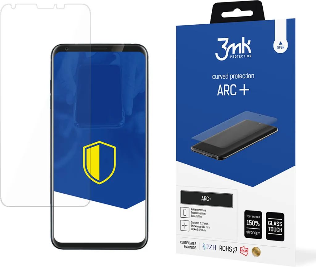 Nandu ZenGlass Pellicola Protettiva Per LG Q6 – Ibrida Vetro/Plastica, 9H, Anti-impronta (MADE IN GERMANY)