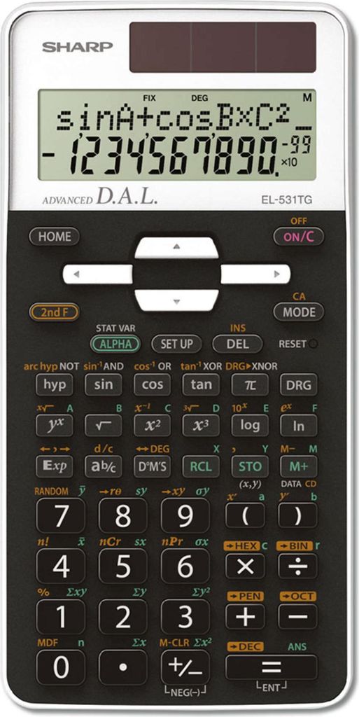 Sharp EL-531TG Taschenrechner Tasche Wissenschaftlicher Produktbild 