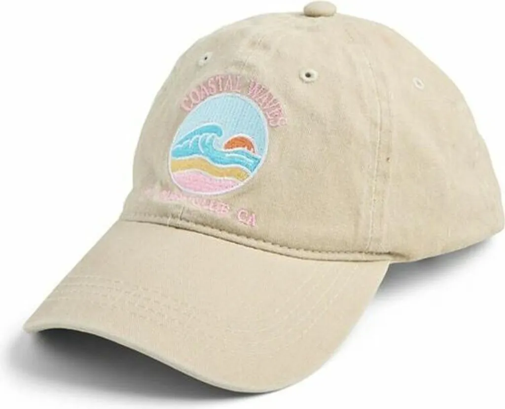 Casquette de sport beige ajustable pour femme Pieces - Style Urbain