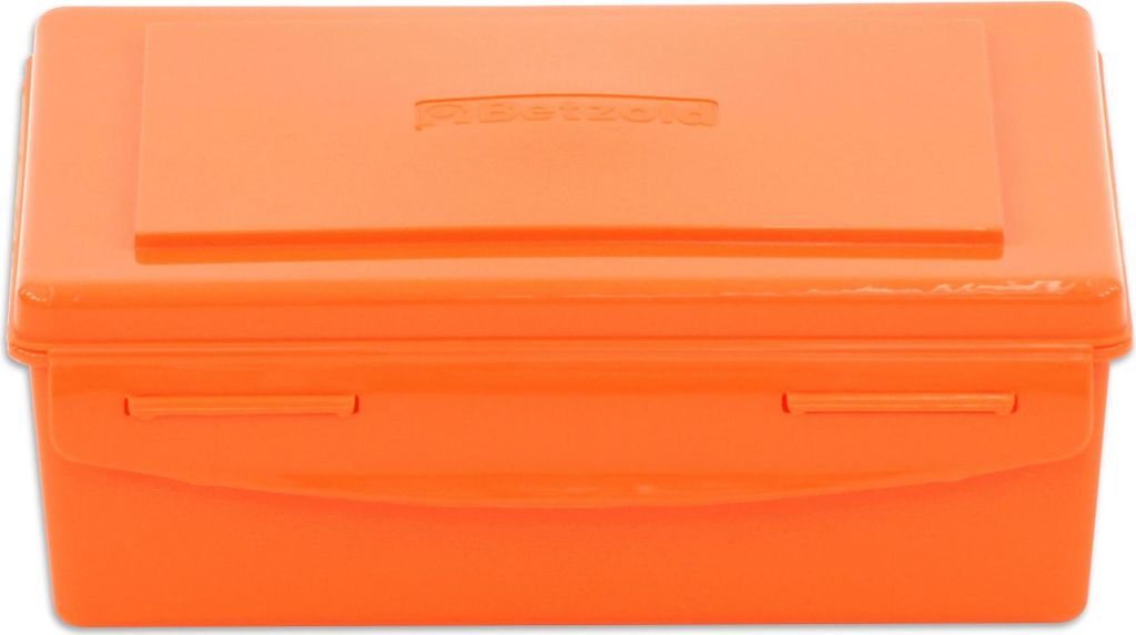 Betzold Aufbewahrungsbox, Farbe: orange, Setgröße: 5 Stück, Volumen: 1,4 l