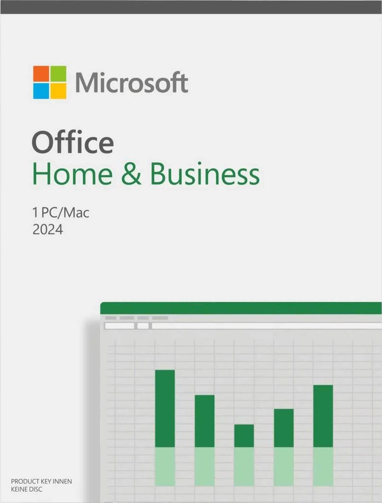 Office 2024 Home and Business German EuroZone Medialess Obrázok produktu 3