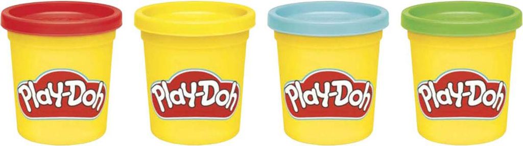 Hasbro Play-Doh 4er Pack Klassische Farben