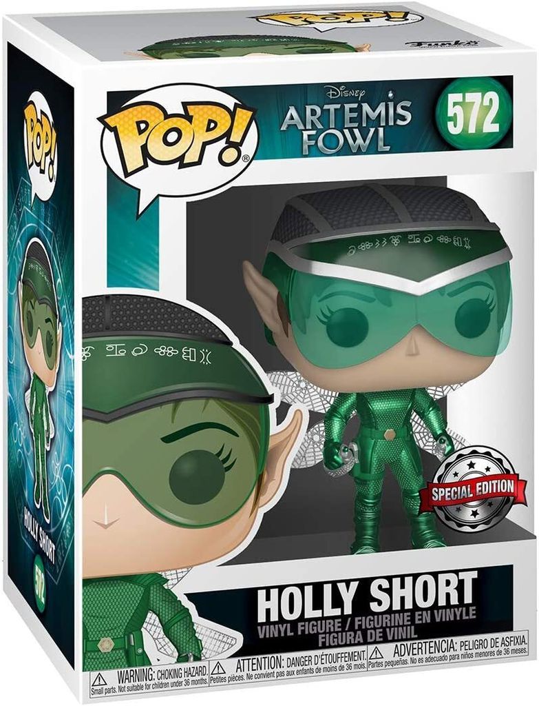 Funko Pop! Disney: Artemis Fowl - Holly Short #572 - Metallic Exclusive Special Edition
