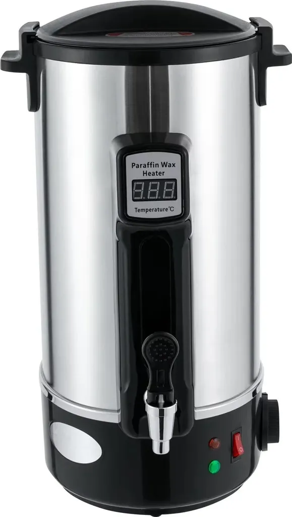 Fusible à cire 10,8 L en acier inox 201 avec robinet de vidange chauffé