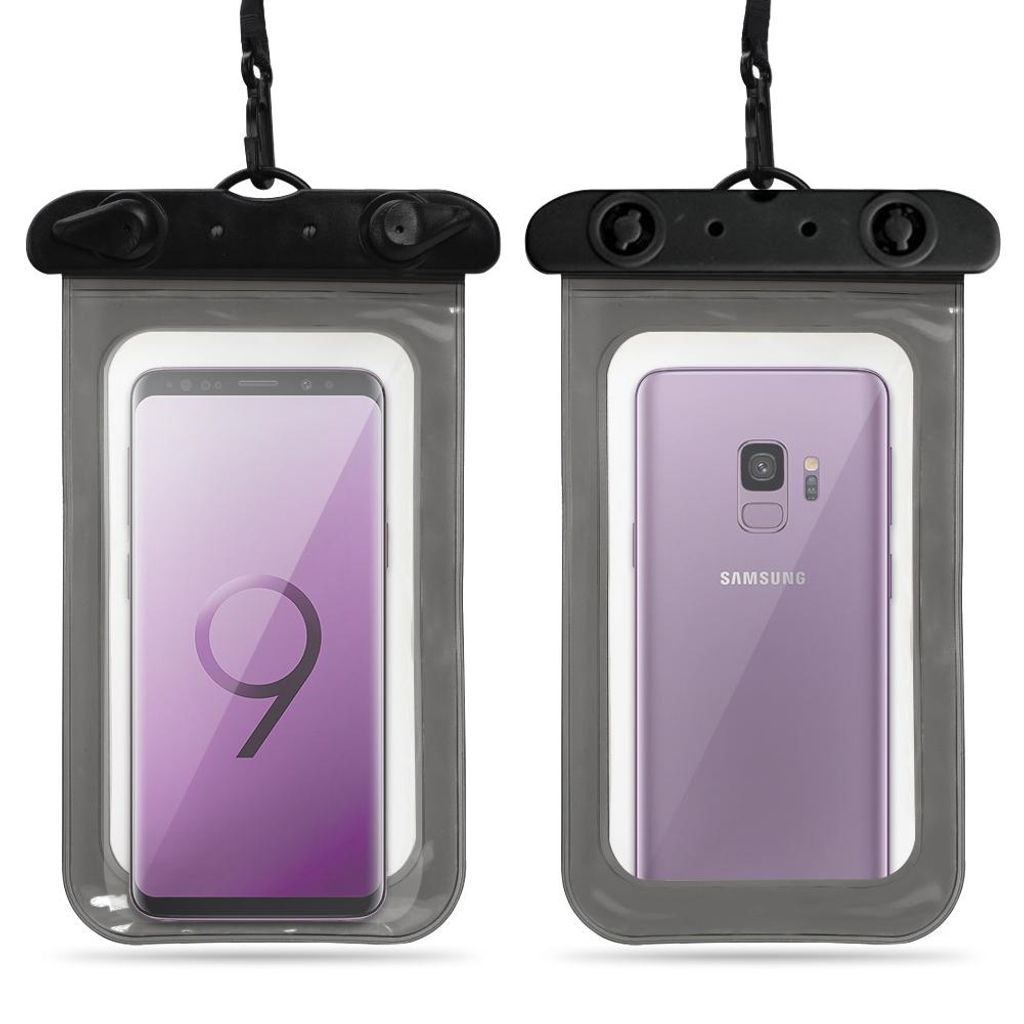 Handy Hülle Wasserdicht für Samsung Galaxy Schutzhülle Unter Wasser Tasche CaseFarbe:Schwarz;Pull Tab Samsung:Samsung Galaxy J3