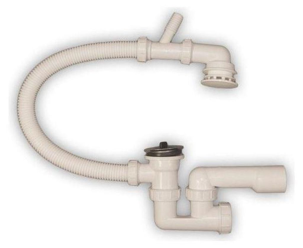 ADGO® Sifone per vasca da bagno a soffitto con uscita per Immagine del prodotto 