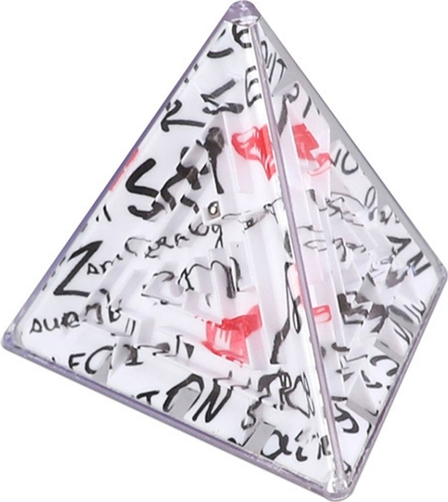 3D Labyrinth Cube Educational Spielzeug,Style: Tetrahedron - Mysteriös