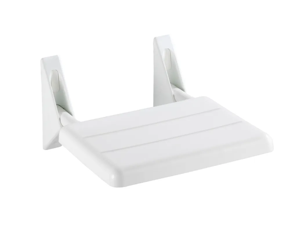 Siège de douche rabattable Secura pour aménagement salle de bain PMR