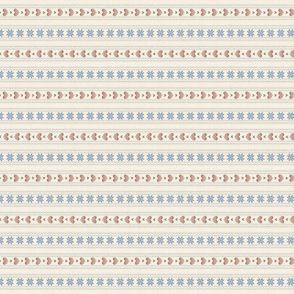 Sovie HOME Weihnachtstischdecke Trixi in Braun-Blau aus Linclass Airlaid 80 x 80 cm, 1 Stück