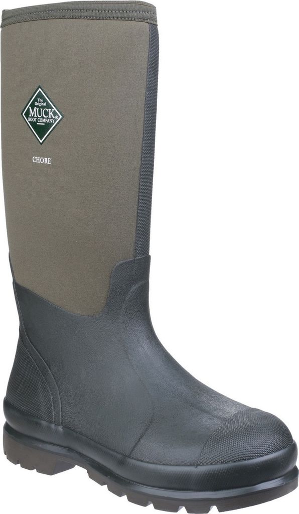 Muck Boots Unisex Chore Classic Hi Patterned Gummistiefel FS4292 (39/40 EU) (Moos)