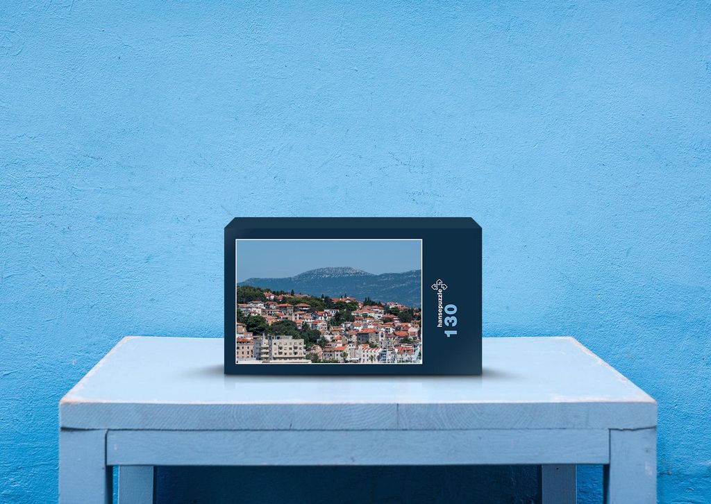 hansepuzzle 32579 - Kroatien Puzzle, 130 Teile, Reisen, 28,7 x 20,0cm mit hochwertiger Aufbewahrung, Kartonbox und wiederverschließbarem Beutel