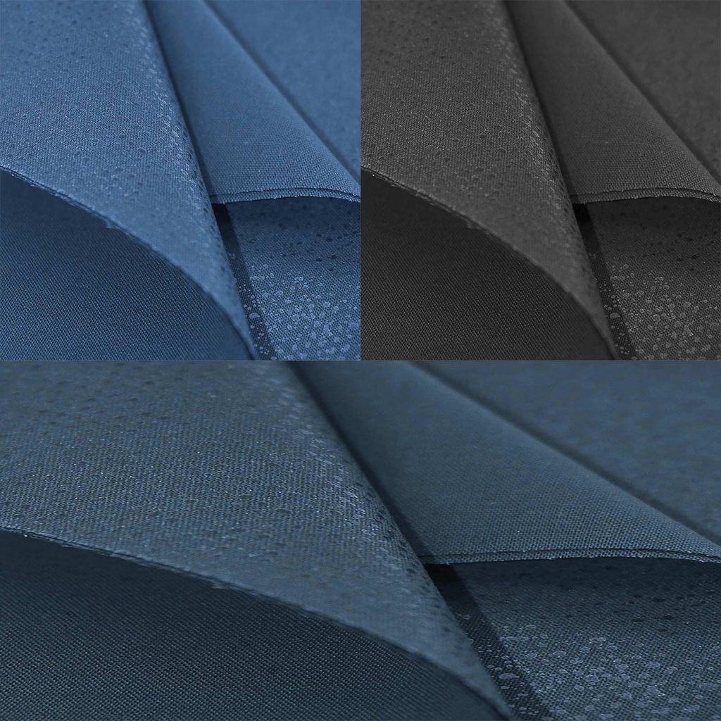 3 zuschneidbarer Flicken aus Baumwolle zum aufbügeln 15 x 20cm , schwarz dunkelblau blau