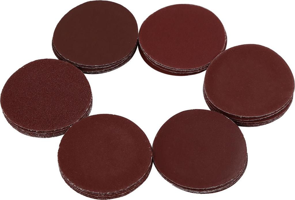 36 Stk.50mmx50mm Schleifscheiben Pads 100 240 600 800 Schleifpapier Sandpapier für Exzenterschleifer