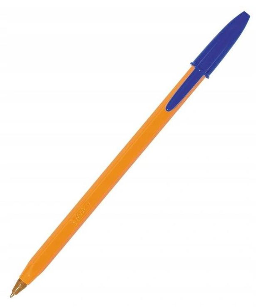 Bic 8099221, bolígrafo naranja, tinta azul Imagen del producto 