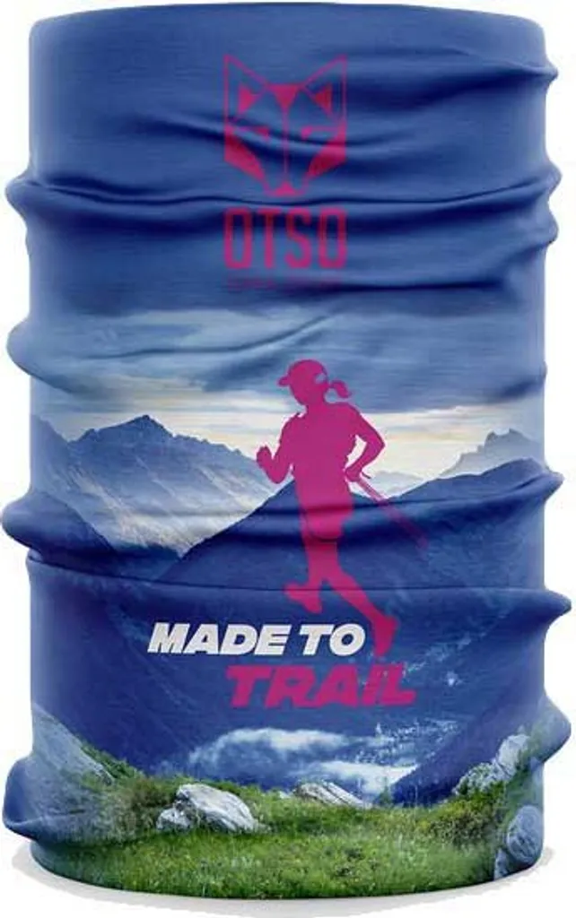 Otso Chauffe-nuque Respirant Bleu Femme - Évacuation de la Transpiration