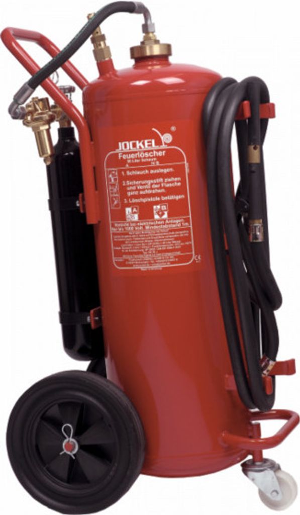 50L Jockel Schaum Feuerlöscher fahrbar Löschwagen S50J Externa Frostsicher -30°C