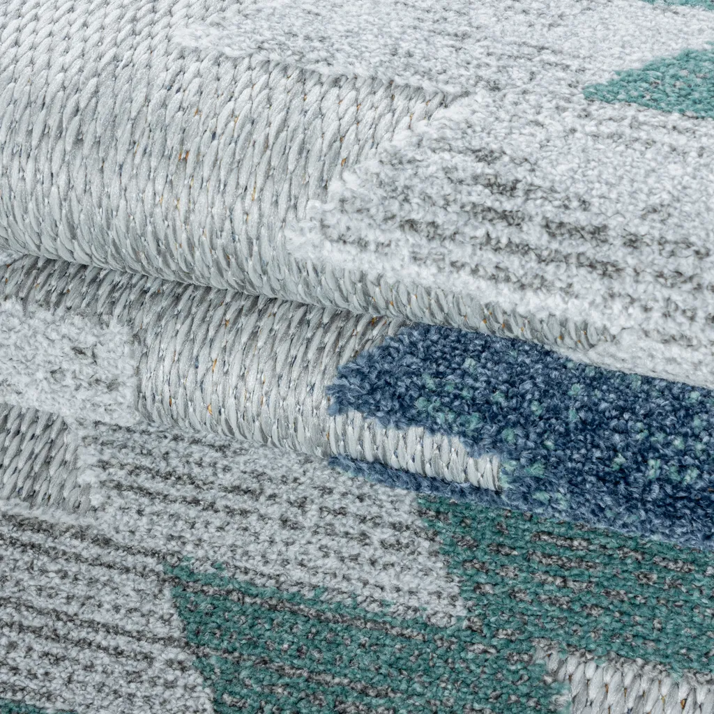 Bahama Jaky Tapis Extérieur Intérieur Bleu Rectangle 140x200cm Confort