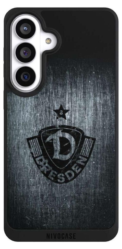 NIVOCASE Handyhülle für Samsung Galaxy S26+ Hülle NIVOpure Case Schwarz Offizielles Lizenzprodukt SG Dynamo Dresden Vintage