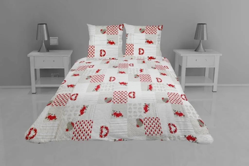 Dessus de lit Coeur alie 240x260 pour décoration de chambre adulte