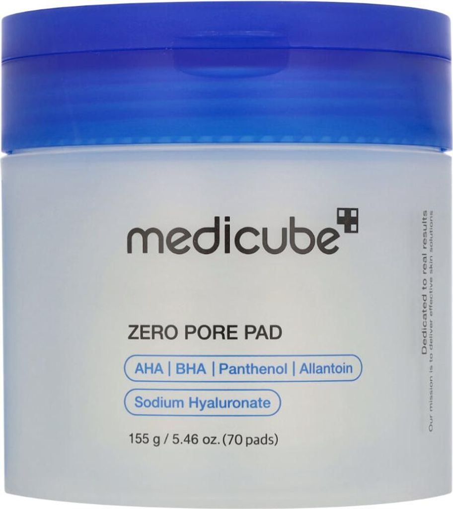 Medicube Zero Pore Pad 2.0 – Sanfte Exfoliation und Produktbild 
