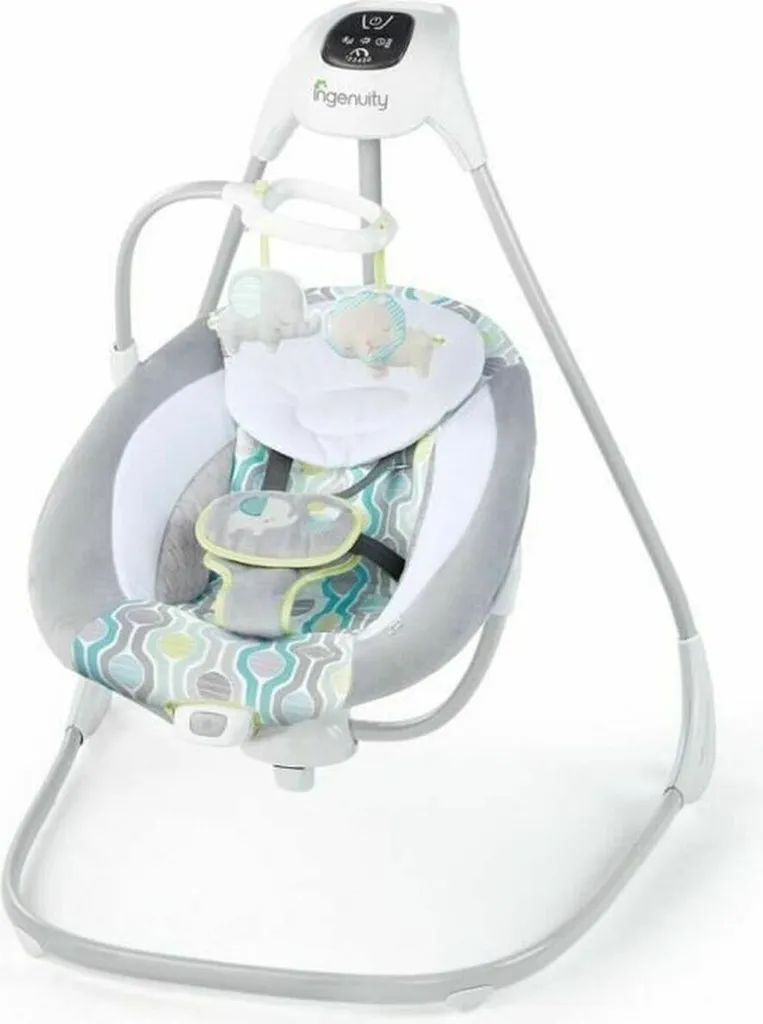 Balancelle Bébé SimpleComfort Ingenuity Hamac Gris pour Calmer les Pleurs