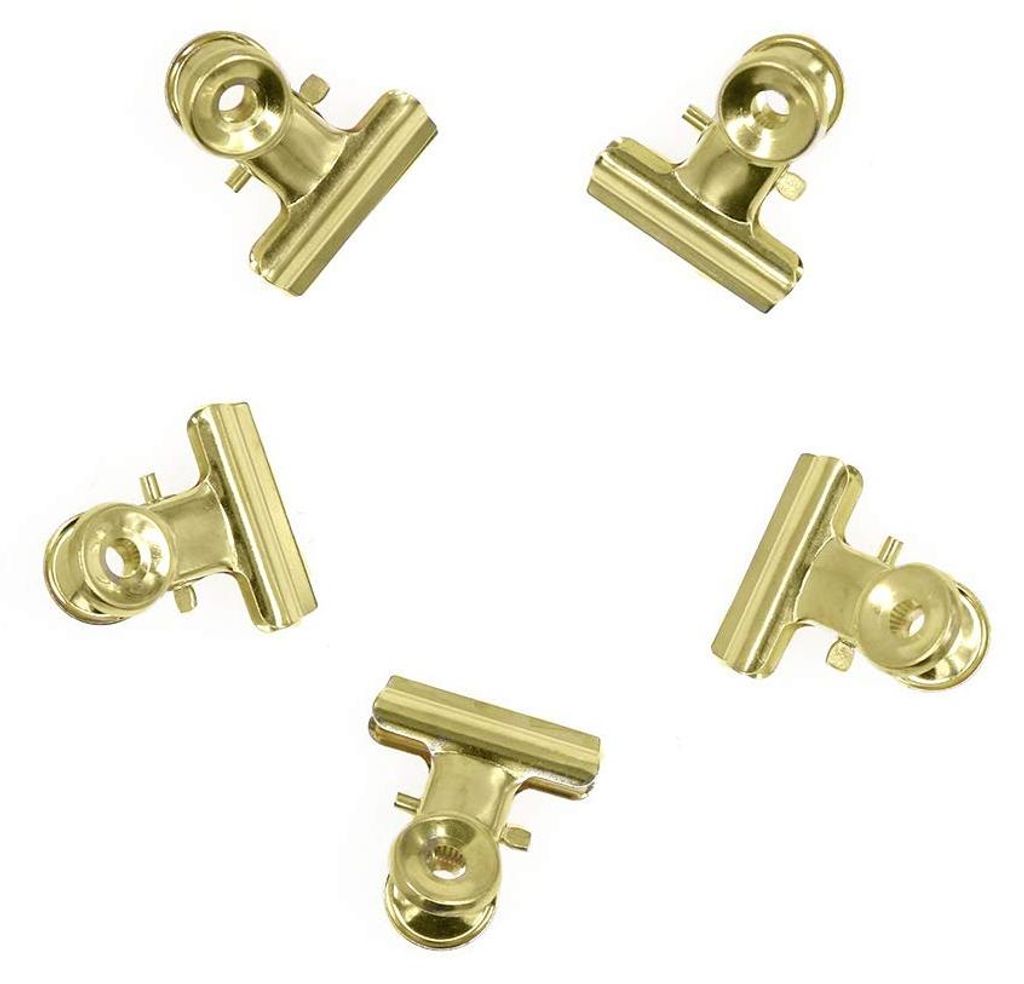 40 Stück Metall-Scharnierclips für Akten, Geldscheine, Ordner, Etiketten, Taschen, Geschäfte, Büro und Küche (22 mm)