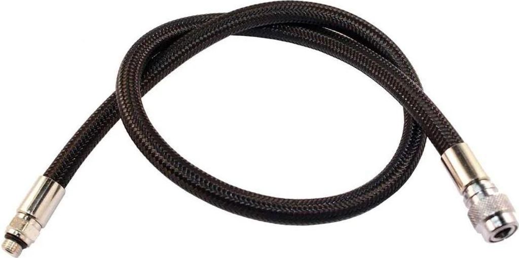 Metalsub Bcd Inflator Flex Schlauch Schwarz 25 cm Schwarz 25 cm