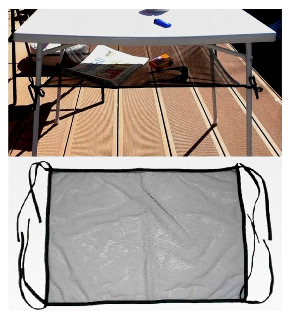 Ablagenetz für Campingtisch 75 x 75 cm