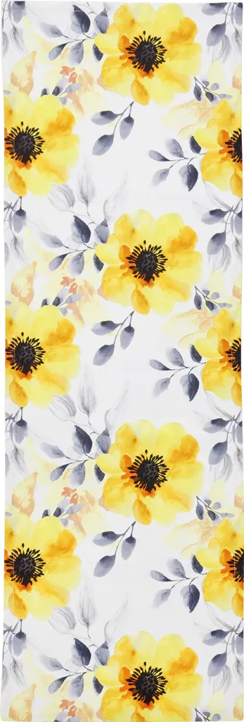 Chemin de Table Rectangulaire en Tissu Imprimé 45x150 cm Modèle Panama