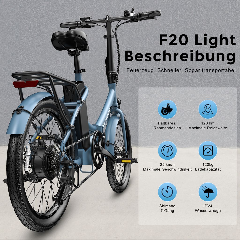Elektrofahrrad Pannensichere Reifen Rostfreie Produktbild 6