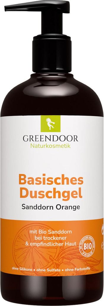 GREENDOOR Basisches Duschgel Sanddorn Orange