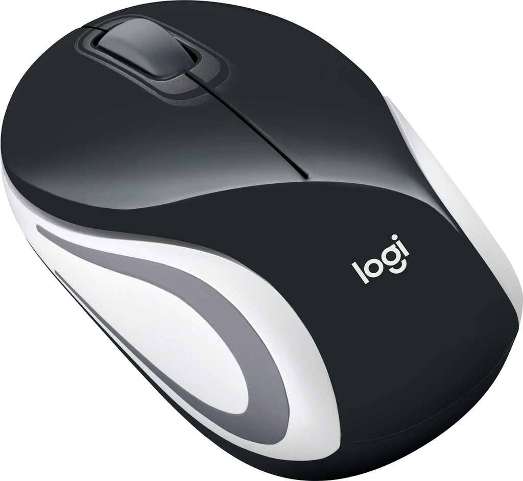 Logitech M187 - Maus - optisch - kabellos - 2.4 GHz - kabelloser Empfänger (USB)