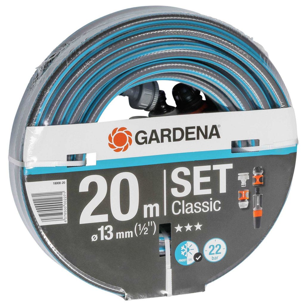 Gardena Classic - Tuyau - avec arrêt d'eau - 20 m - 13 mm Image du produit 