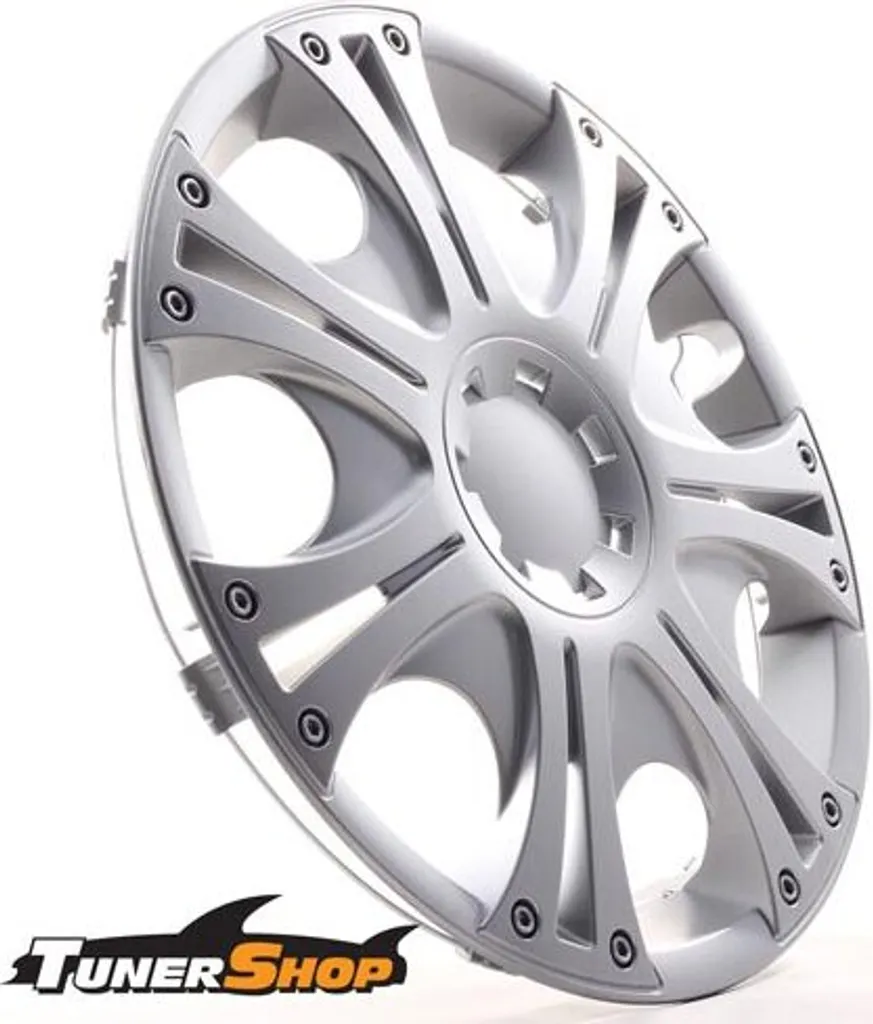 Kit 4 Coprimozzi Aruba Silver 14" - Raffinatezza Tunershop