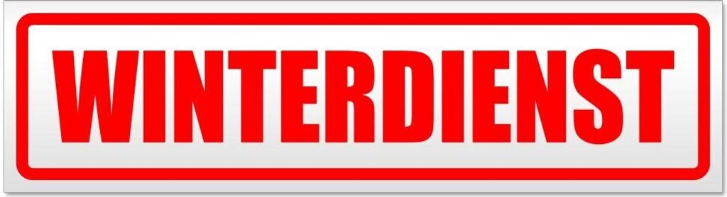 Kiwistar Winderdienst Magnetschild Schild magnetisch - 45cm Rot - Magnetfolie für Auto PKW Kfz