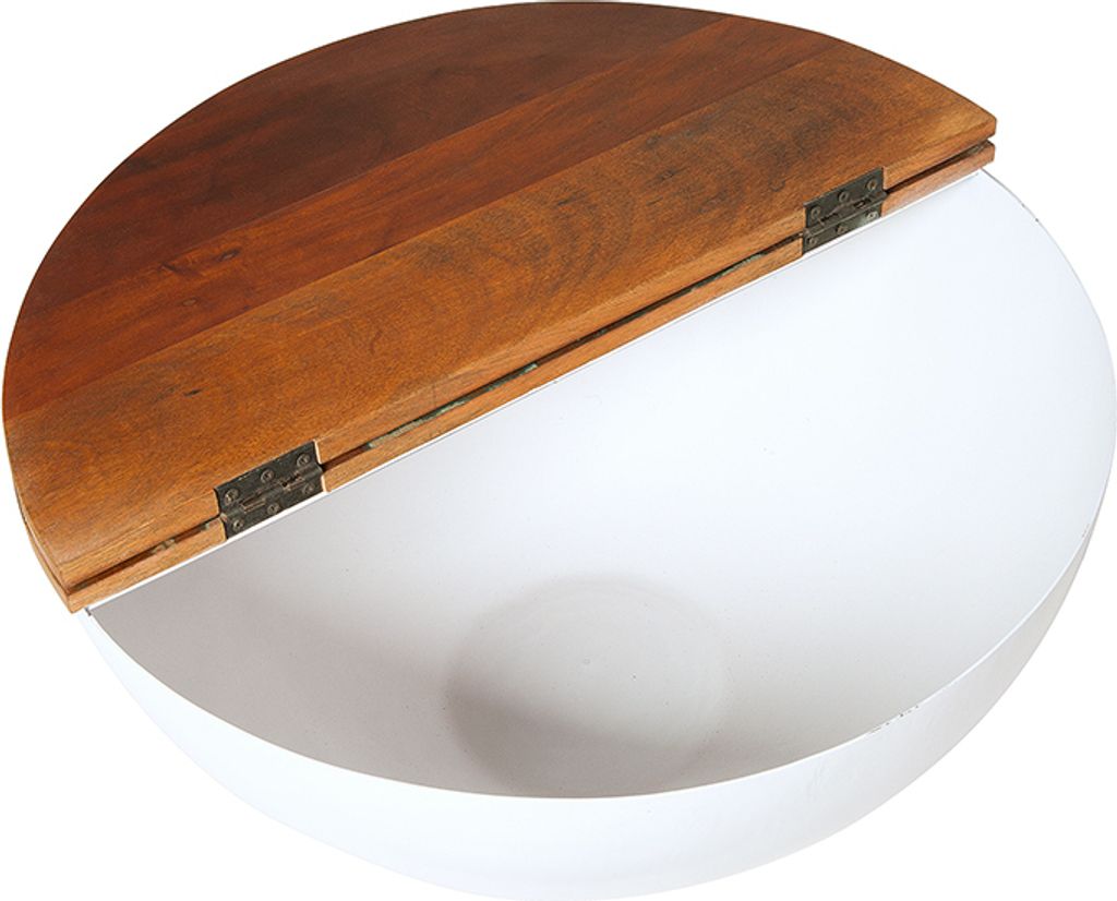 riess-ambiente Design Couchtisch JAKARTA 70cm weiß Produktbild 10
