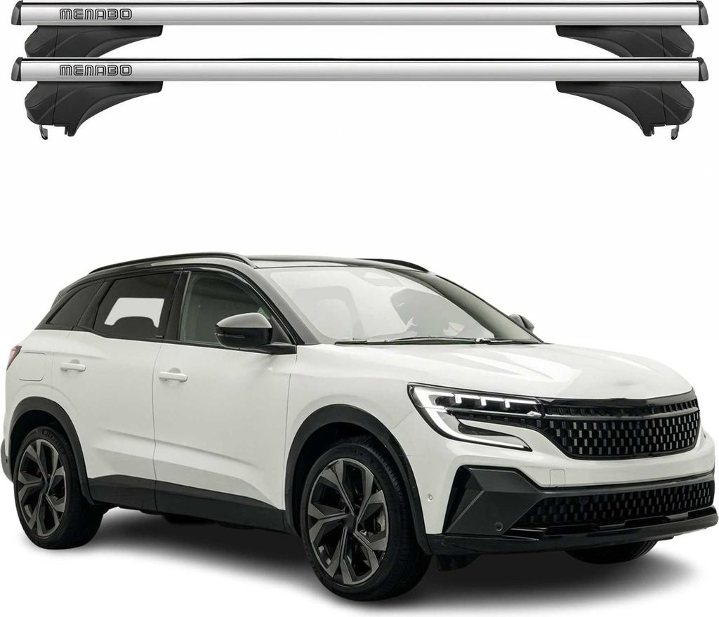 Menabo Dachträger Grundtäger für Renault Austral 2022-2025 Aluminium Silber 2tlg