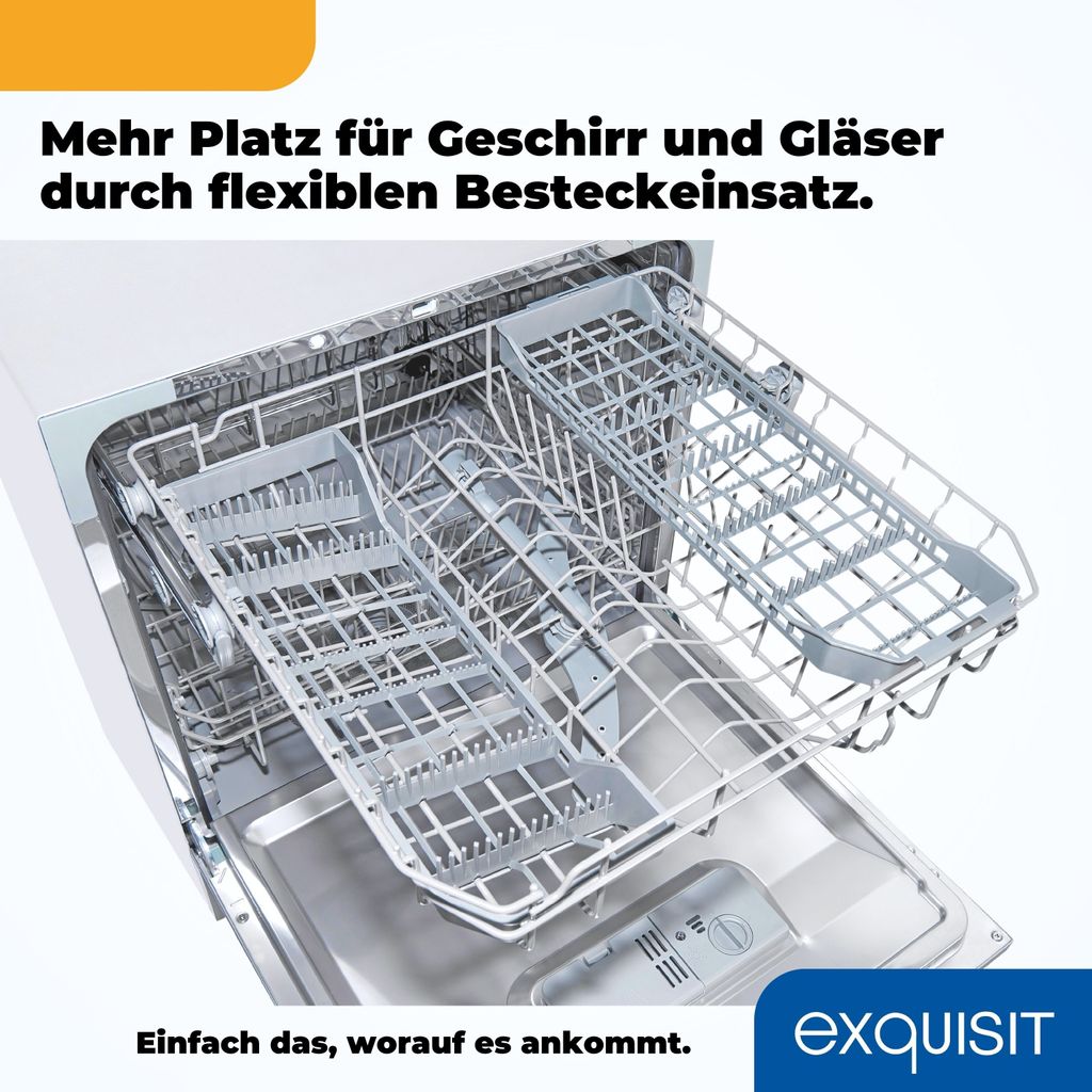 Exquisit Geschirrspüler GSP508-030D weiss | Spülmaschine 55 Produktbild 8