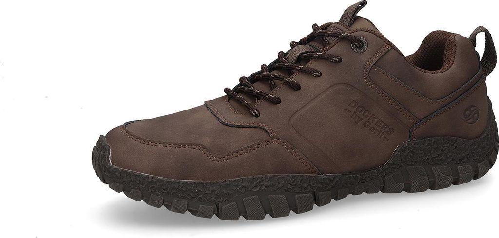 Dockers by Gerli Herren Sneakers 55IE001-630380 Schnürschuhe Schuhe dunkelbraun , Schuhgröße:41 EU