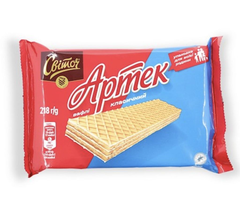Svitoch Waffeln Artek Classic 218g Produktbild 