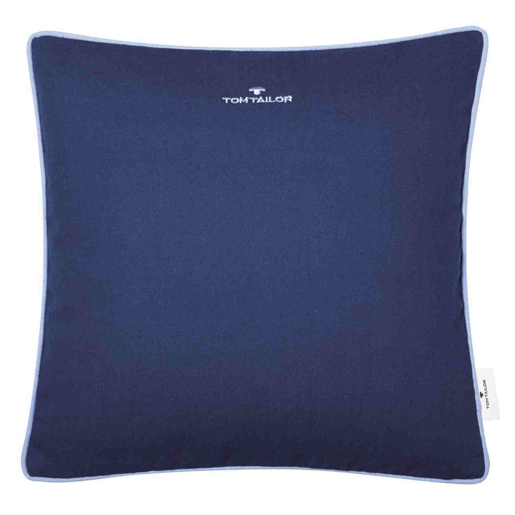 Tom Tailor Zierkissenhülle Dove Signature navy 40x40cm