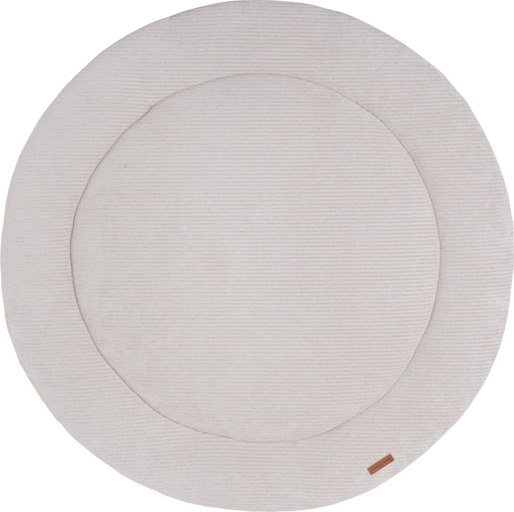 Baby's Only Krabbeldecke rund Sense - Kieselgrau - Ø90 cm