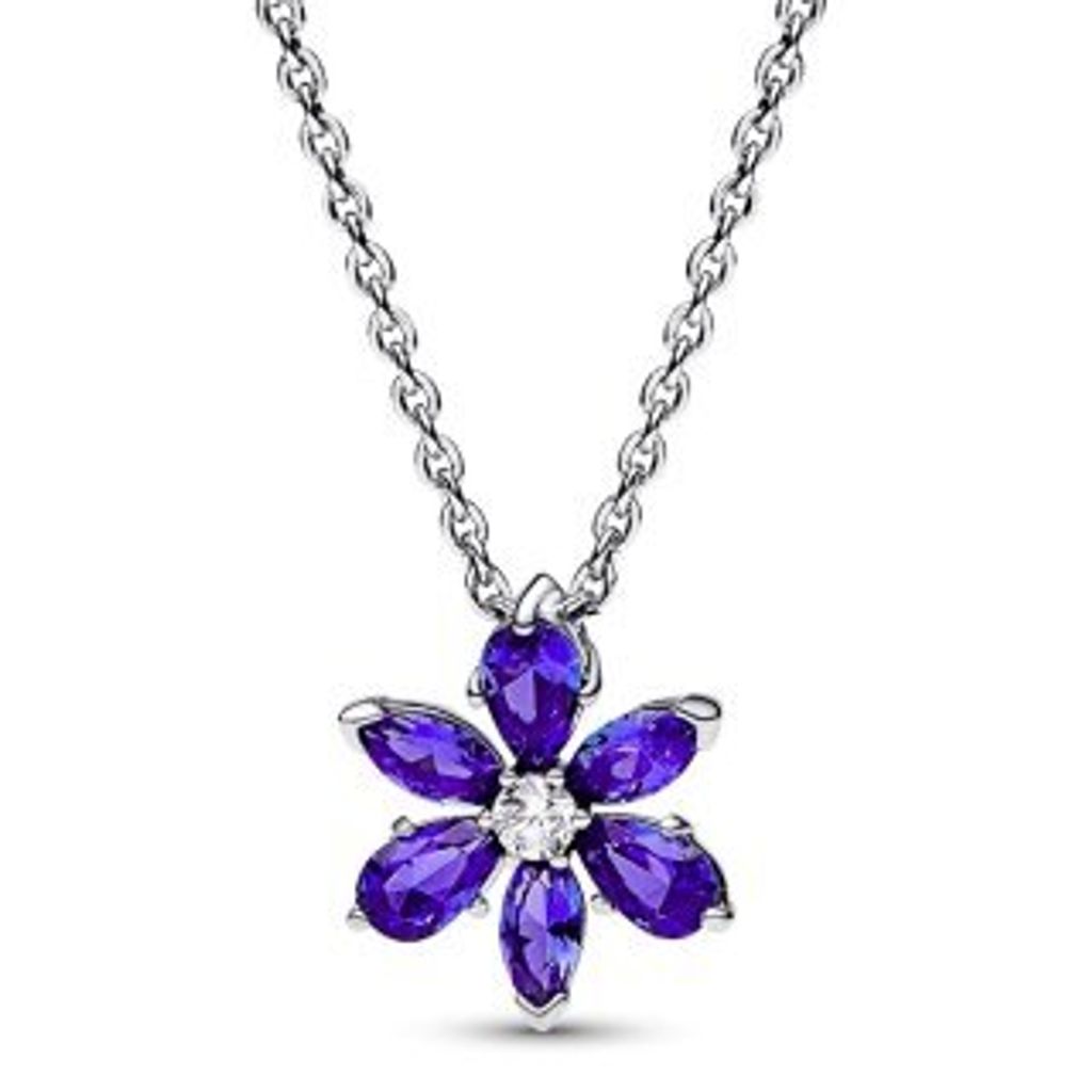 Pandora Collana con ciondolo a grappolo Herbarium blu Immagine del prodotto 