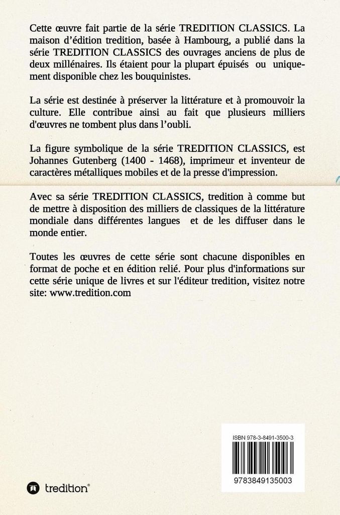 Histoire de l'Émigration pendant la Révolution Française Tome 1er - De la Prise de la Bastille au 18 fructidor