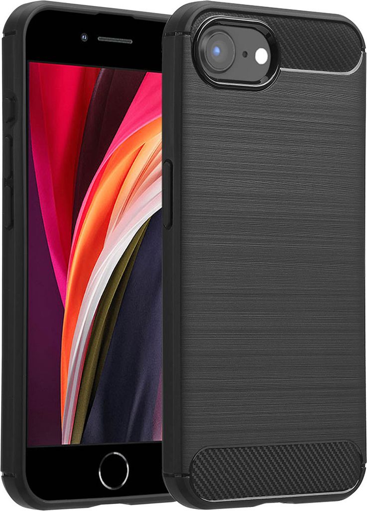imoshion Brushed Back Cover iPhone 16e - Schwarz Produktbild 