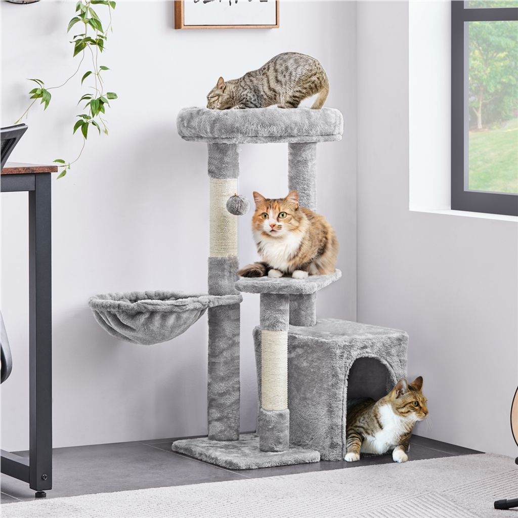 Yaheetech Kratzbaum Katzenbaum 87 cm Kletterbaum mit Produktbild 3